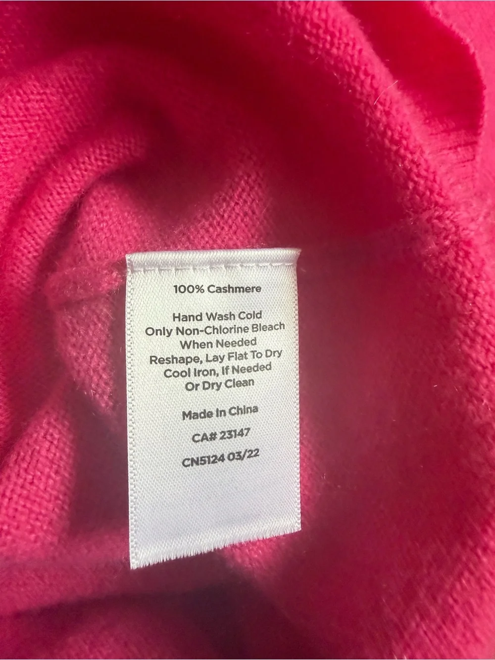Talbots Petite 100% Pure Cashmere Crewneck Sweater Pink SP - Read Description